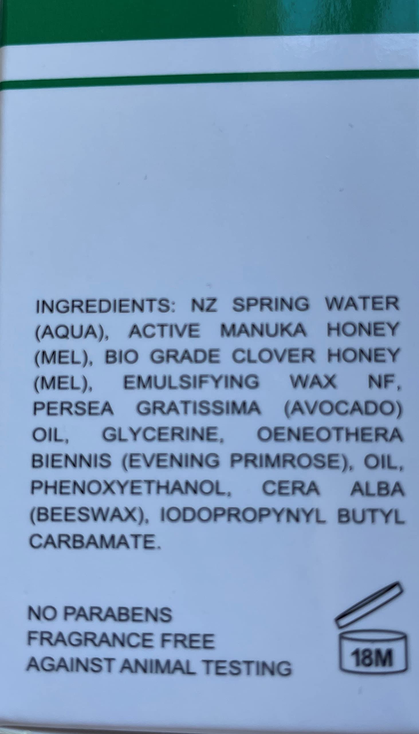 Madeleine Ritchie Manuka honey ingredient detail showcases skin nourishment.