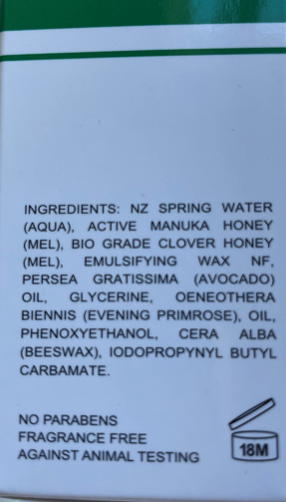 Madeleine Ritchie Manuka honey ingredient detail showcases skin nourishment.