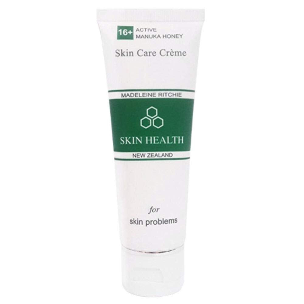 Madeleine Ritchie skin care cream bottle front for soothing hydration.