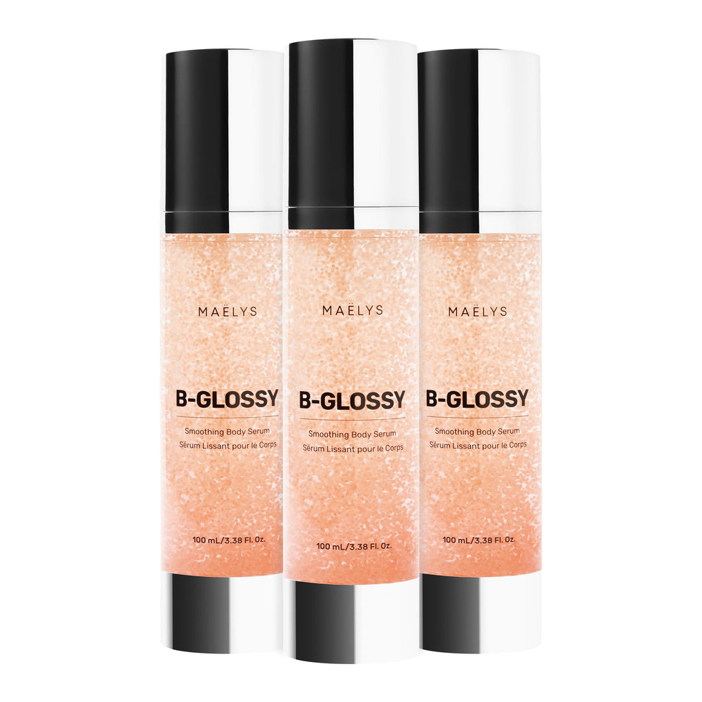 MAËLYS B-GLOSSY bottle close-up showcasing premium packaging for elegant display.