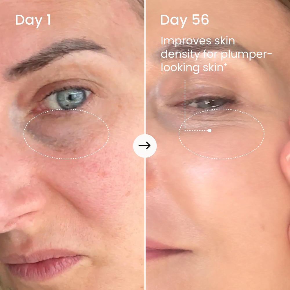Maelys liquid collagen poured into a glass for easy daily use
