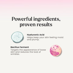 MAËLYS RE-SOLVE décolleté close-up for smoother, hydrated skin.