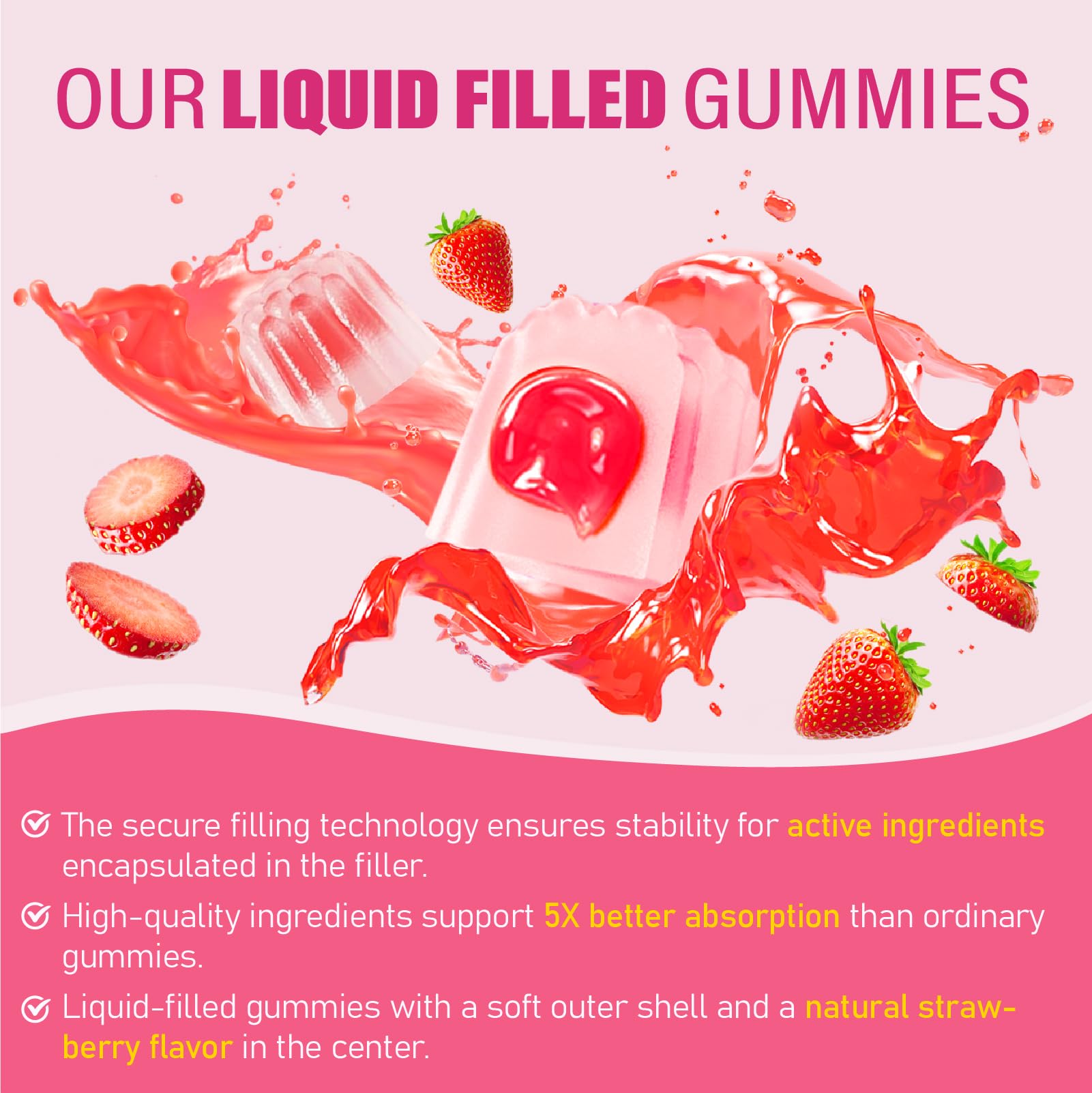 Adult enjoying Maennyliy calcium gummies as a convenient daily dose.