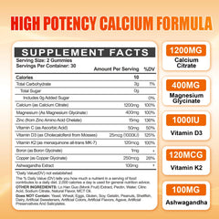 Maennyliy Calcium gummies closeup shows smooth texture and flavor.