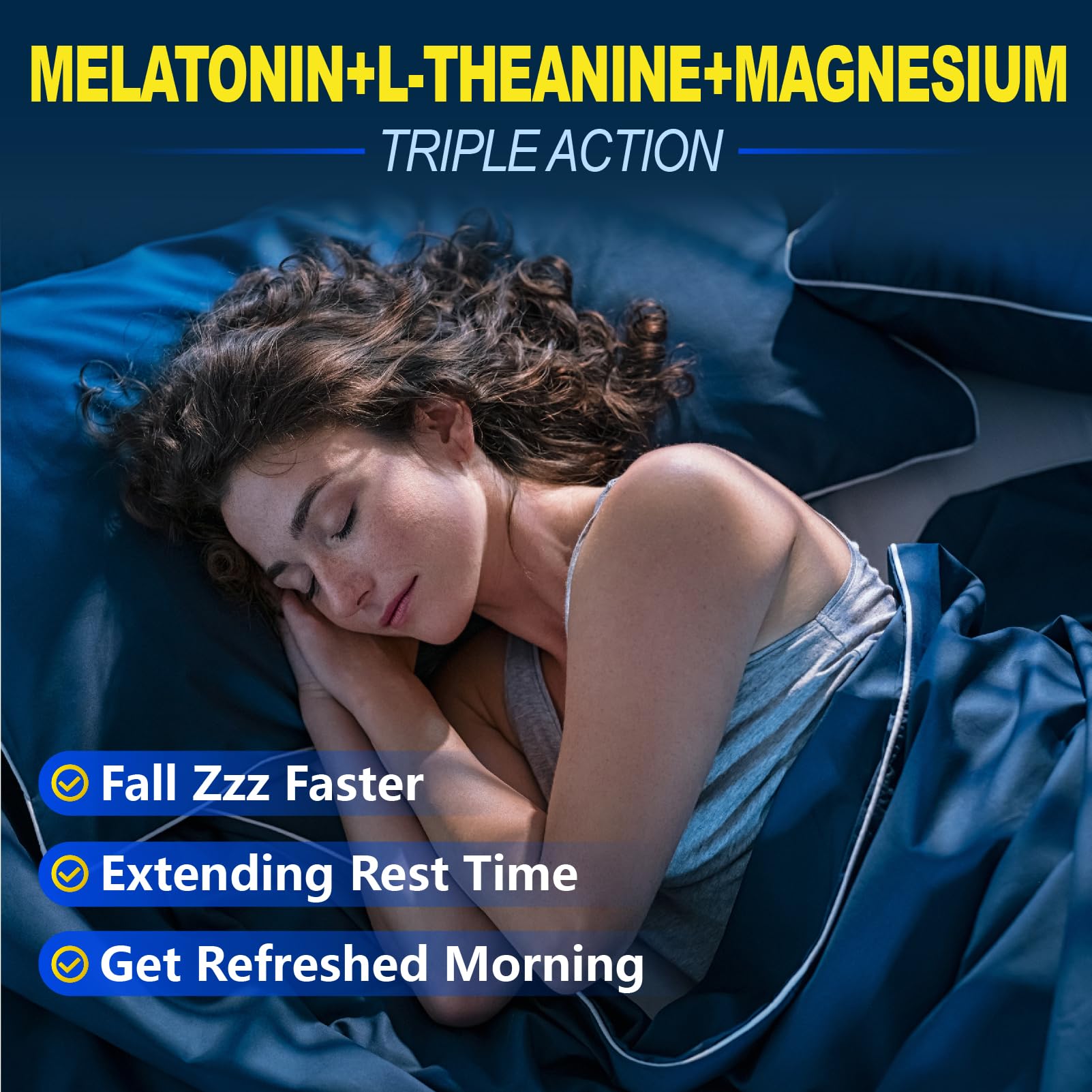 Maennyliy Melatonin 20mg Gummies ingredients panel closeup for transparency.
