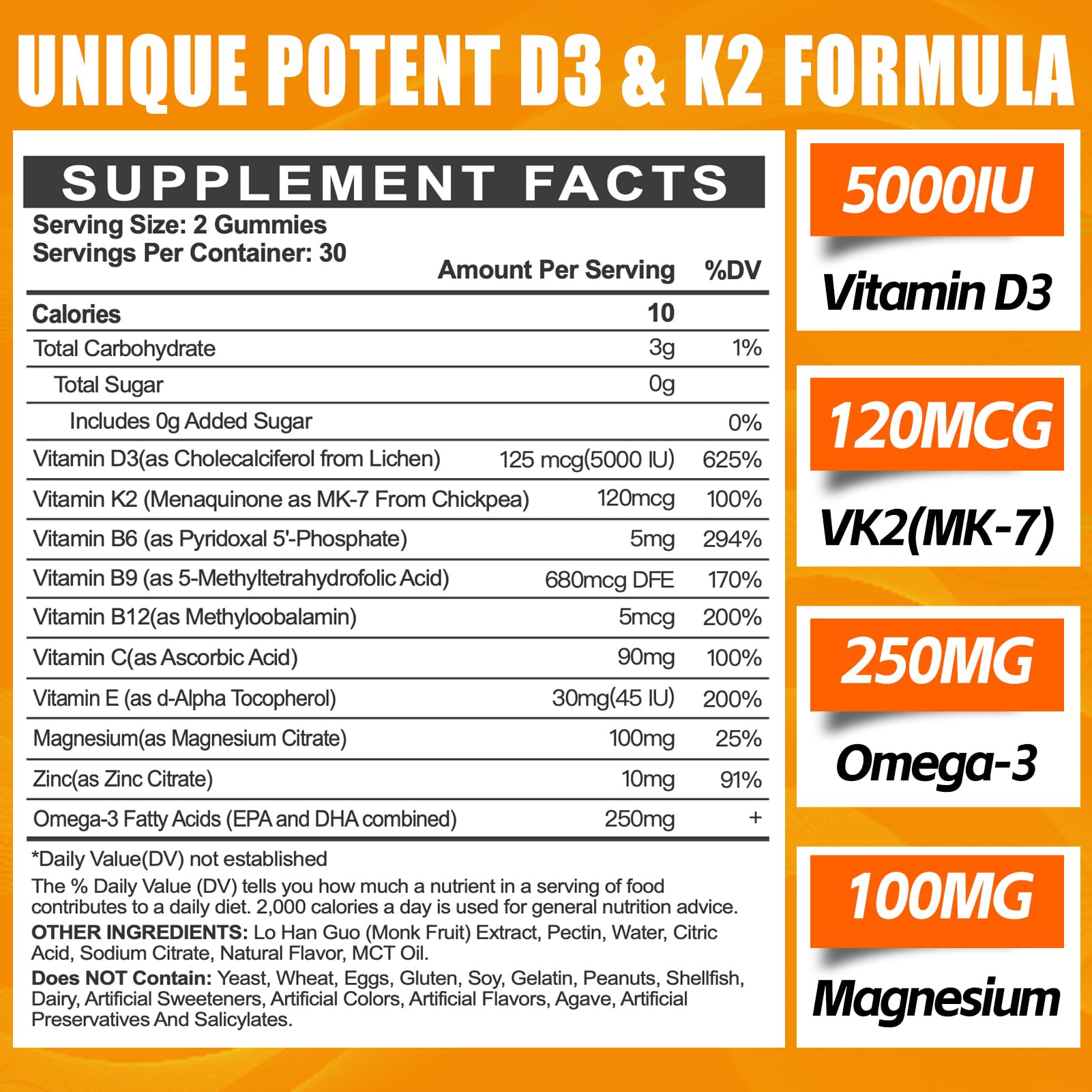 Maennyliy Vitamin D3 K2 Gummies bottle top for easy daily dose and vegan-friendly vitality.