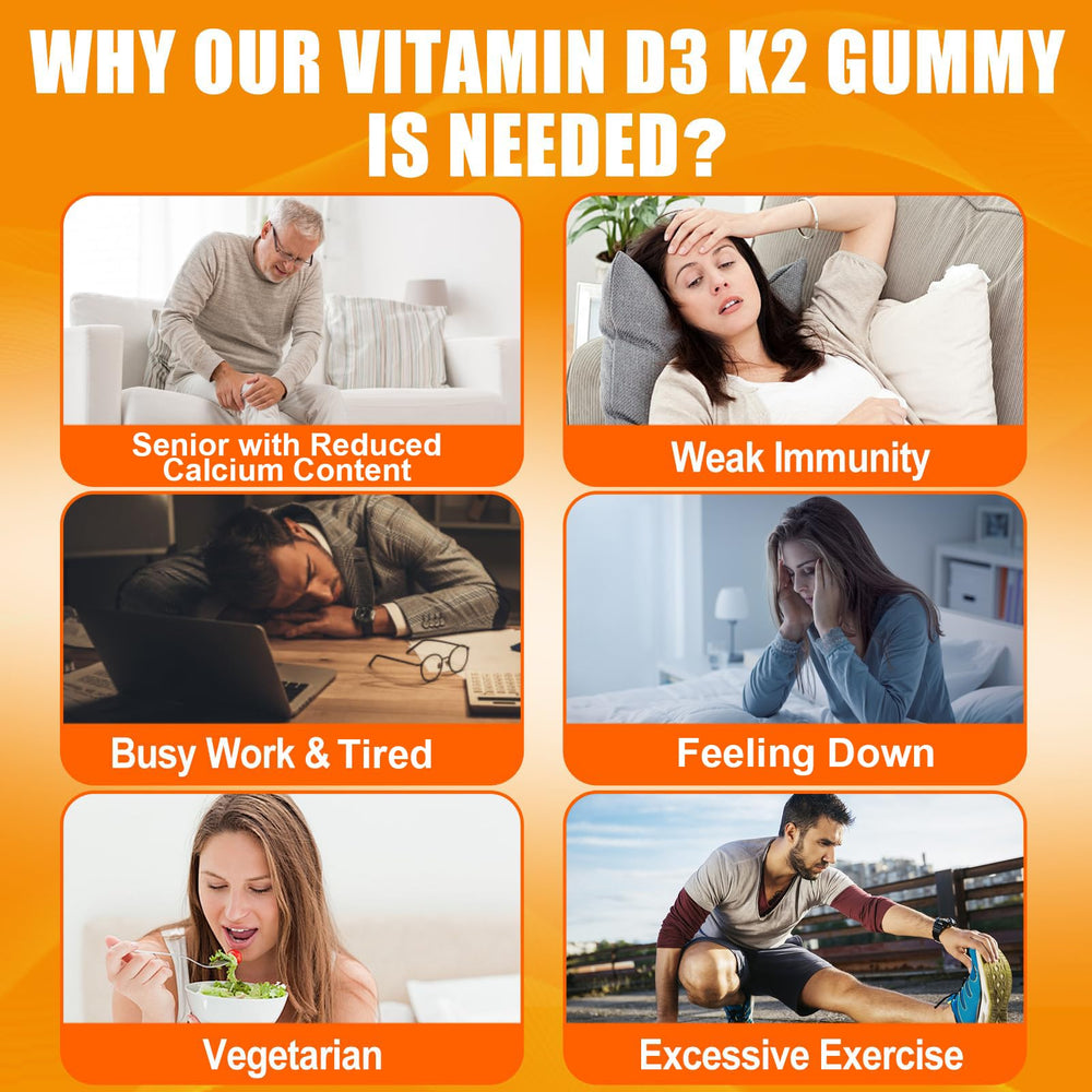 Maennyliy Vitamin D3 K2 Gummies label shows vegan, gluten-free and non-GMO features.
