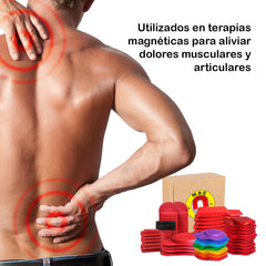 MAG red magnet kit offers versatile use with portable setup.