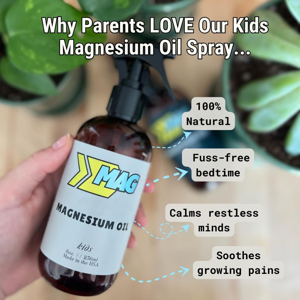 MAG Recovery magnesium spray on skin for gentle daily relief