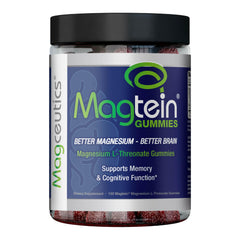 Magceutics Magtein Gummies bottle front for easy daily brain support