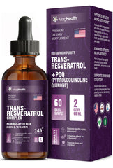 MagHealth Trans-Resveratrol bottle front for daily antioxidant support