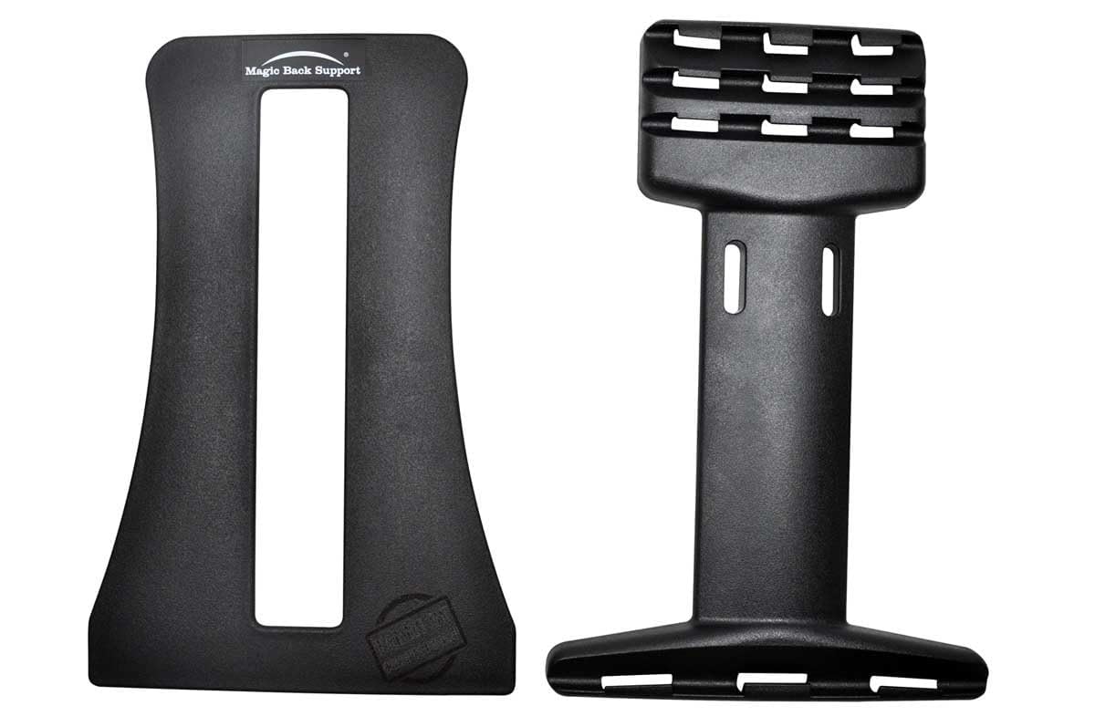 Magic Back Support back-stretching-device-setup showing easy assembly for immediate use