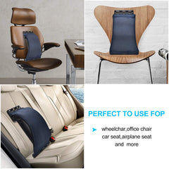 Magic Back Support car seat cushion supports posture on commutes.