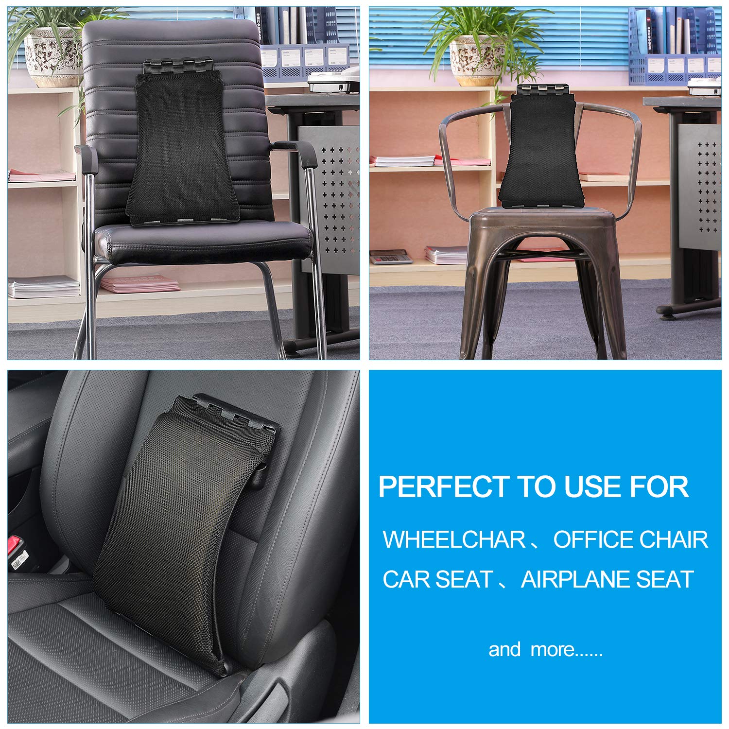 Magic Back Support ergonomic self-massage design targets tension for everyday relief.