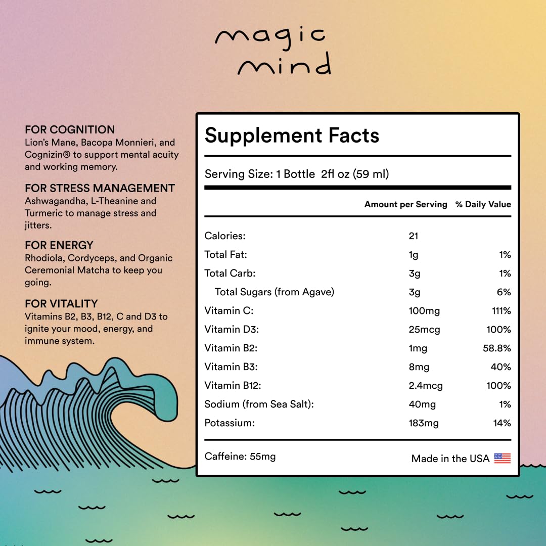 Magic Mind 15-pack display highlights convenient keto-friendly packaging