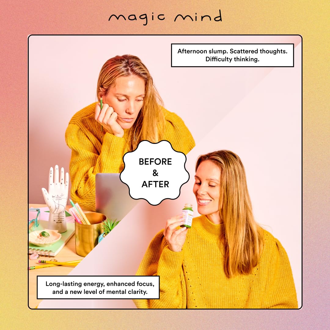 Magic Mind shot close-up reveals smooth texture and subtle agave sweetness