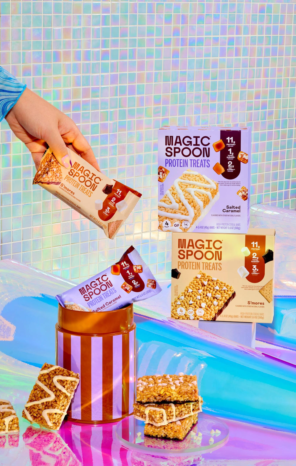 Magic Spoon Treats delivery-ready pack – convenient way to stock healthy snacks.