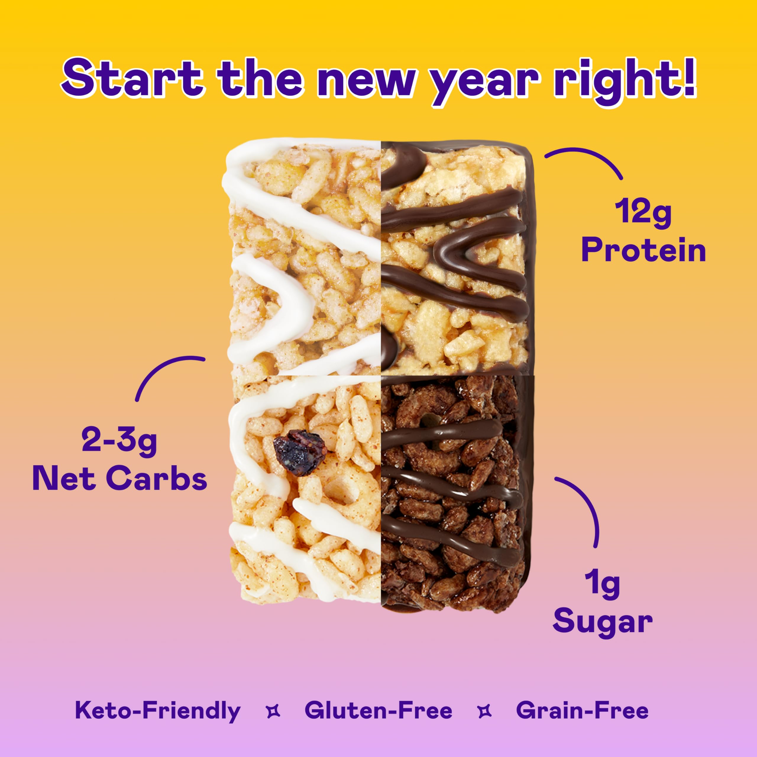 Magic Spoon Treats Double Chocolate bars in a box, keto-friendly high-protein snack.