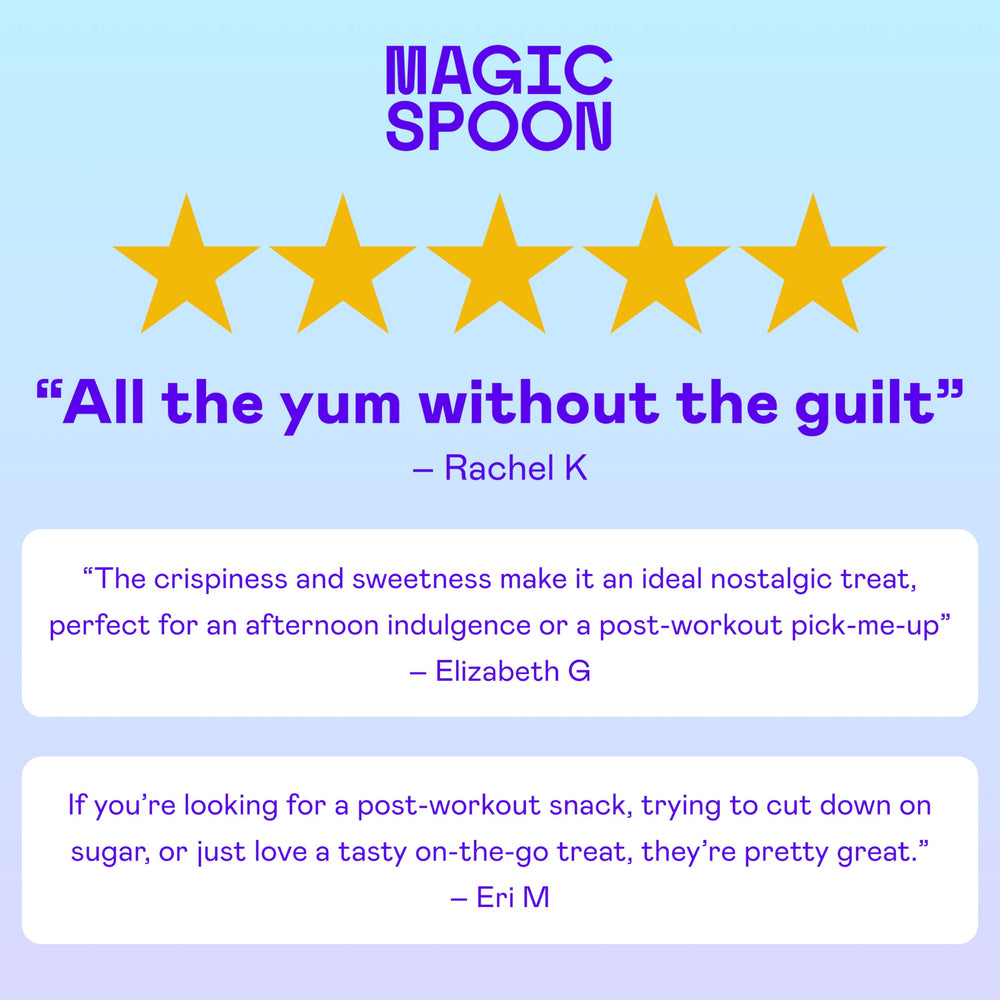 Magic Spoon Treats gluten-free ingredients – grain-free option for mindful snacking.