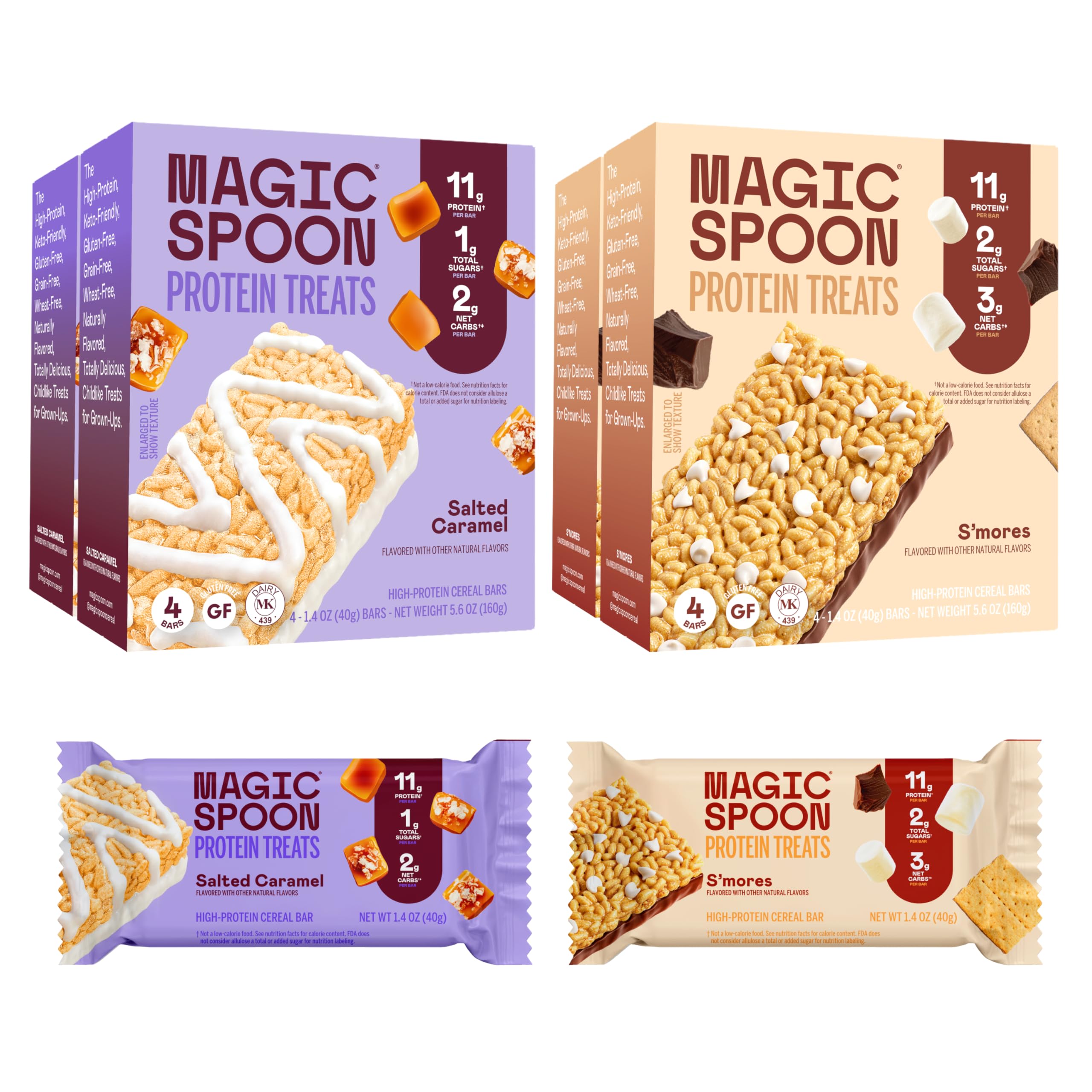Magic Spoon Treats salted caramel bar – high protein snack for sustained energy.