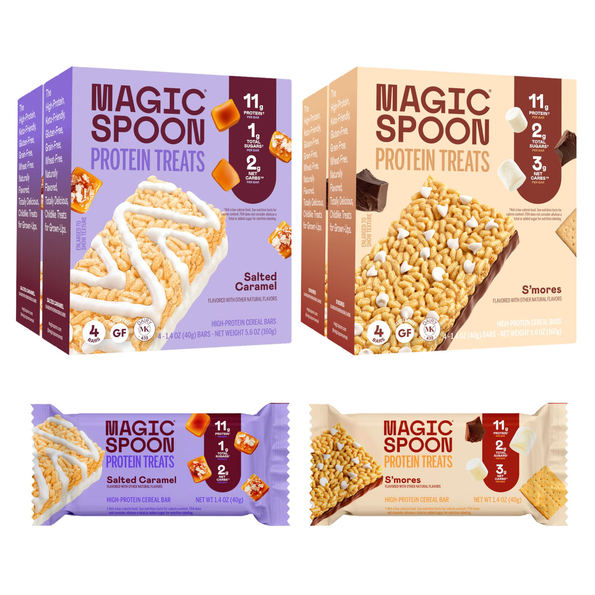 Magic Spoon Treats salted caramel bar – high protein snack for sustained energy.