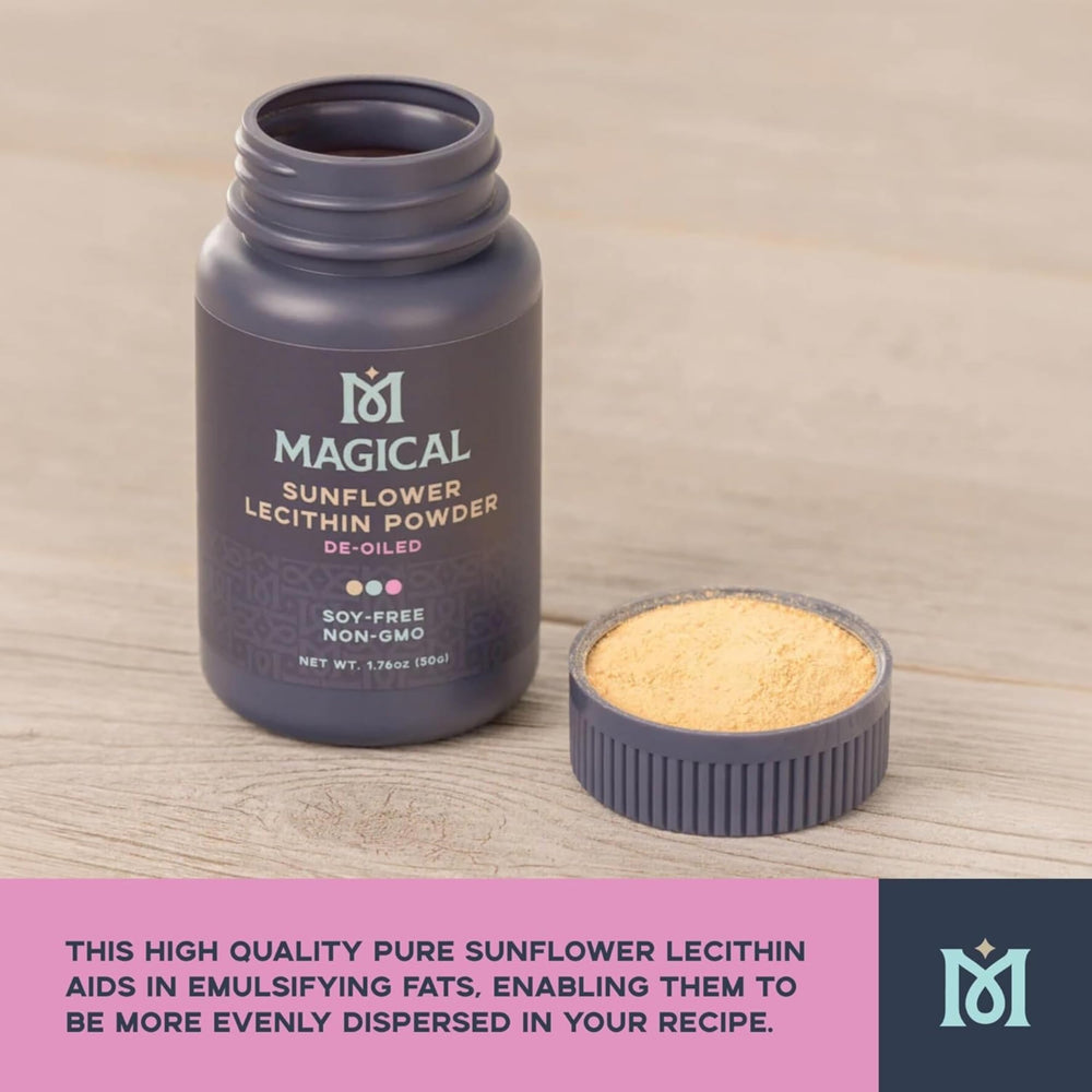 MAGICAL BUTTER pour-ready lecithin powder for quick kitchen emulsions and measurements