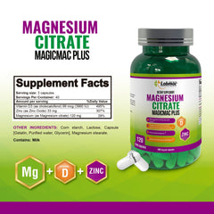 Magicmac Plus 3-in-1 formula with D3 and Zinc for bone and immune health