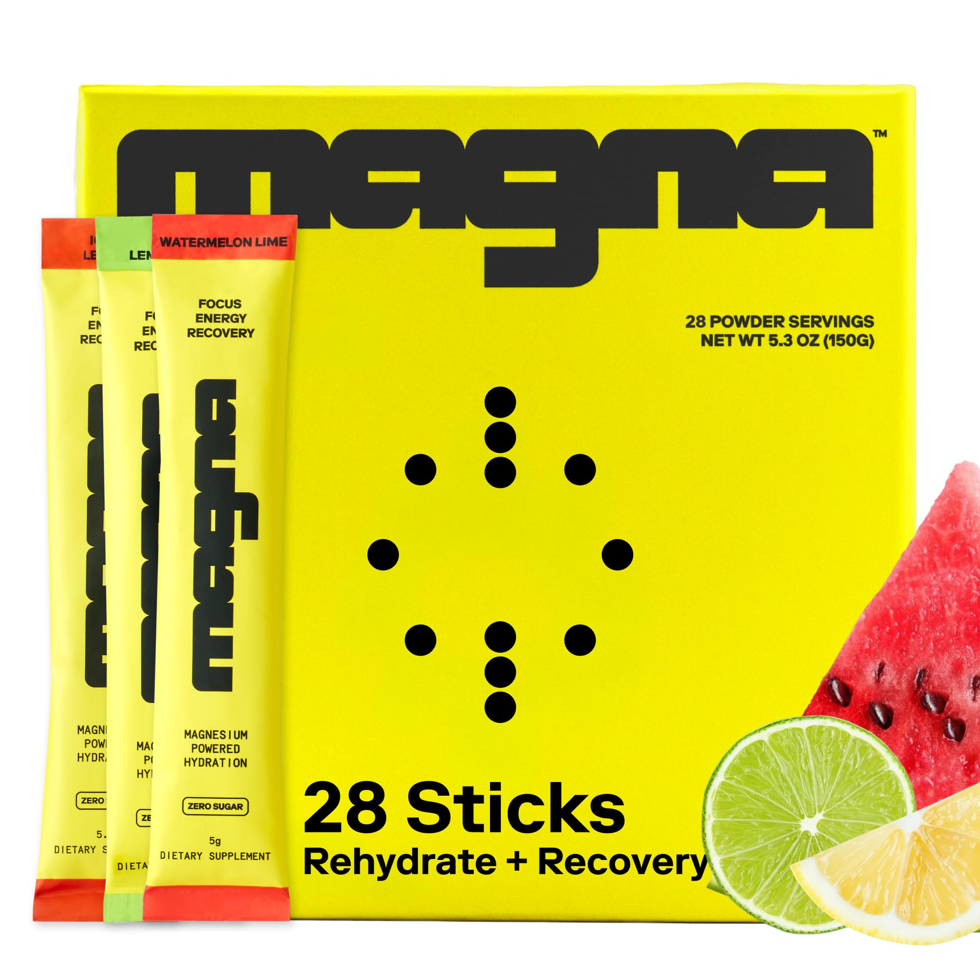 MAGNA Electrolytes bottle front for daily hydration and energy support
