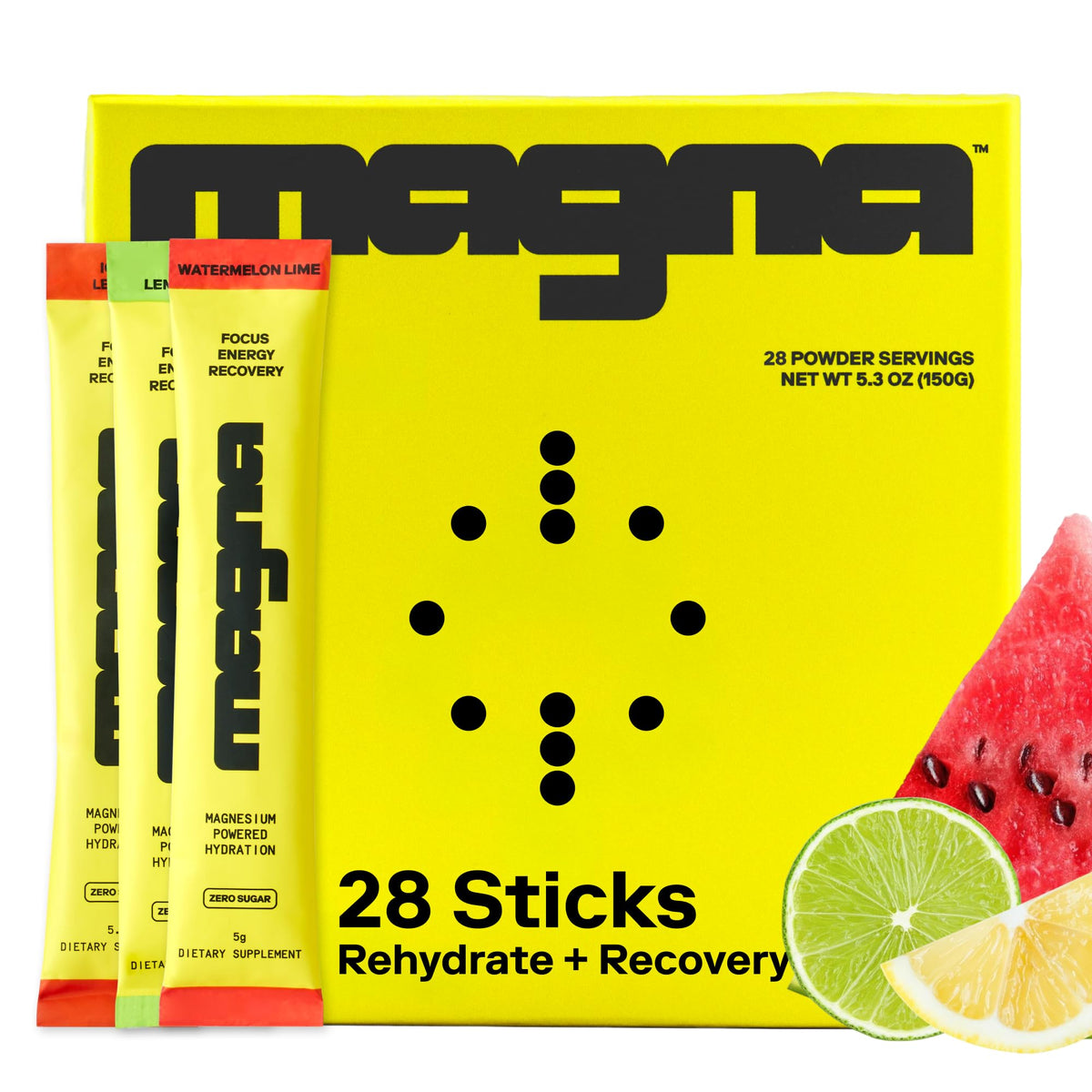 MAGNA Electrolytes bottle front for daily hydration and energy support