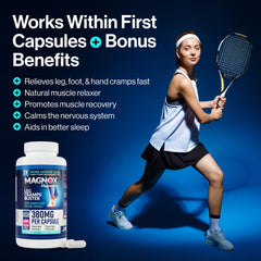 MAGNOX Buster capsules closeup; easy-to-swallow tablets for daily use.