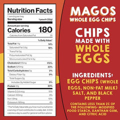 Magos Egg Chips cracker-crunch texture ideal with dips or toppings