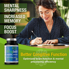 Magtein capsules closeup showing easy-to-swallow capsules for daily cognitive support