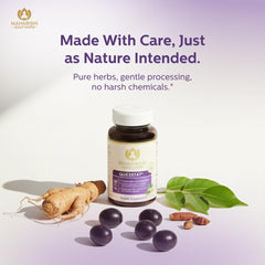 Maharishi Ayurveda Glucostat Ashwagandha root offers adaptogenic balance.
