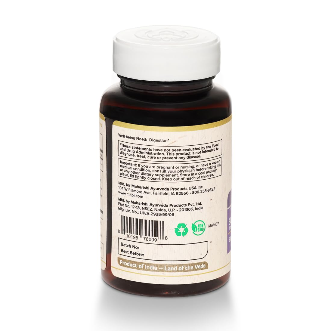 Maharishi Ayurveda Glucostat Boerhavia Punarnava plant highlights organ support.