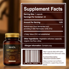 Eco-friendly Maïa packaging open to reveal capsules.