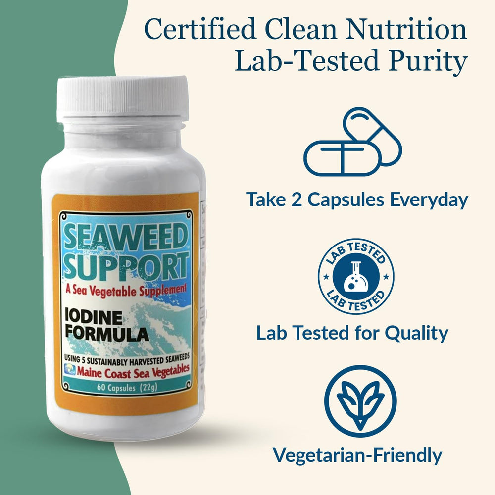 Ingredients highlights include bladderwrack, alaria, rockweed, dulse and sea lettuce.
