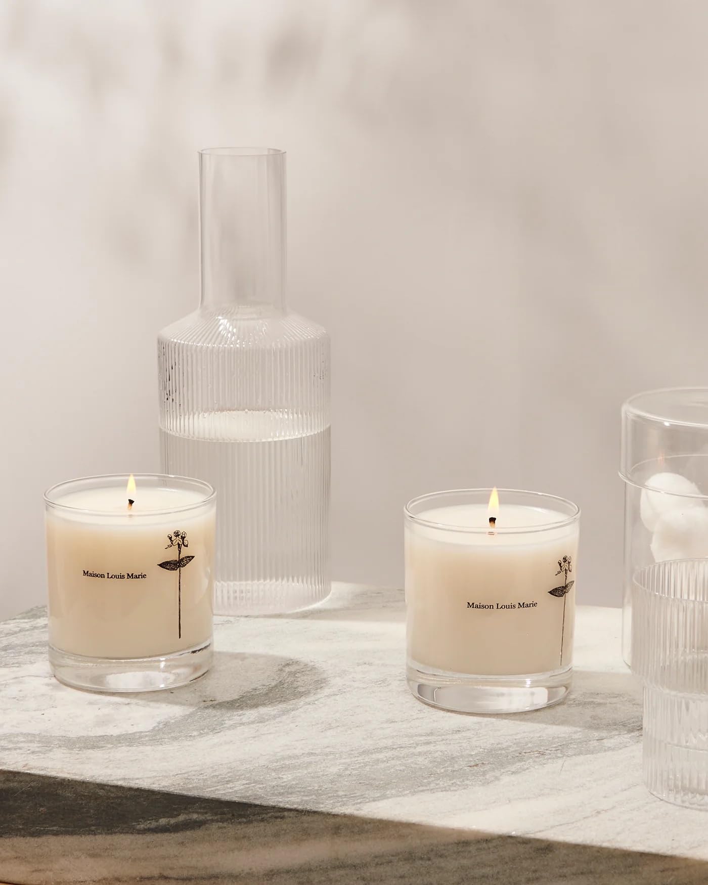 Maison Louis Marie Antidris Jasmine Candle label-detail emphasizes premium packaging and brand ethics.