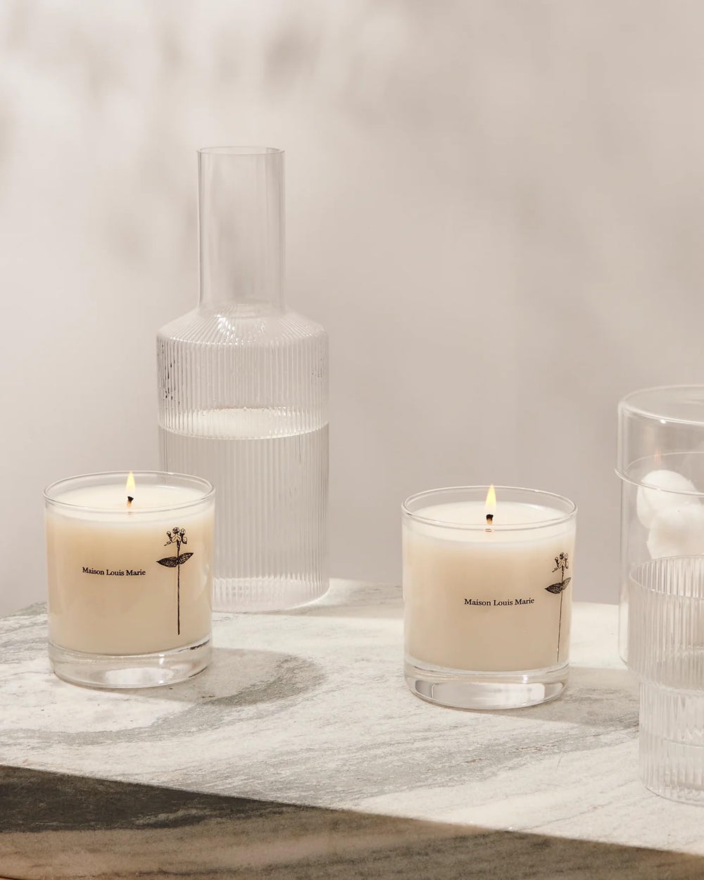 Maison Louis Marie Antidris Jasmine Candle label-detail emphasizes premium packaging and brand ethics.