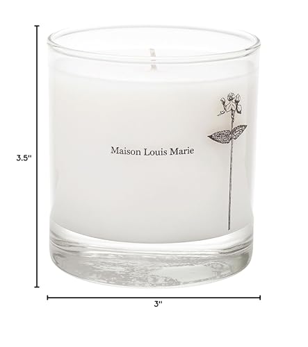 Maison Louis Marie Antidris Jasmine Candle in-room-shot conveys luxurious mood for modern homes.