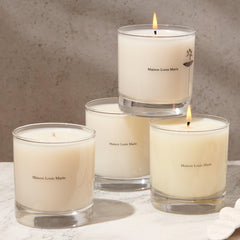 Maison Louis Marie Antidris Jasmine Candle wax-appearance highlights smooth finish ideal for display.