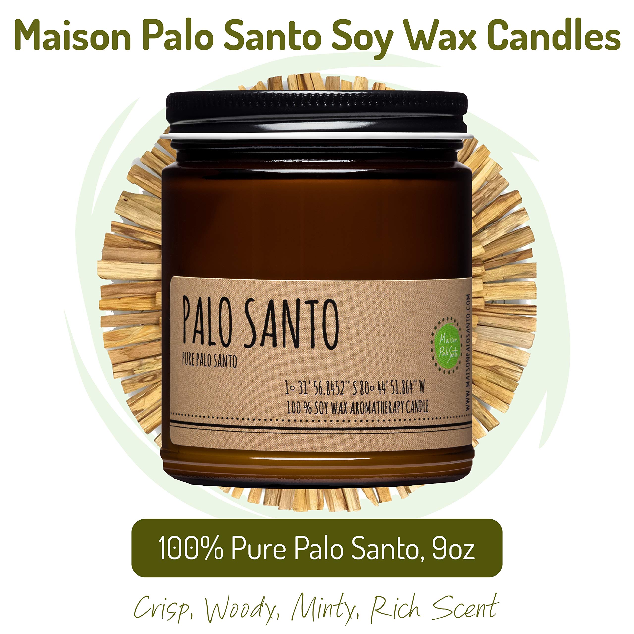 Maison Palo Santo packaging; eco-friendly, recycled materials for gifting