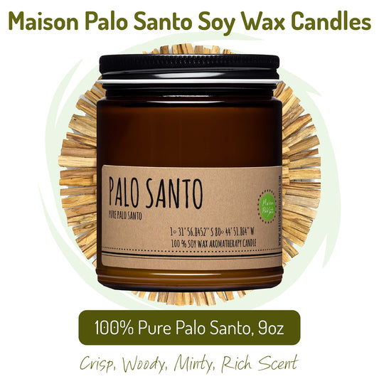 Maison Palo Santo packaging; eco-friendly, recycled materials for gifting