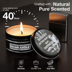 Majestic Zen relaxation scene highlighting masculine scents for calm mood.