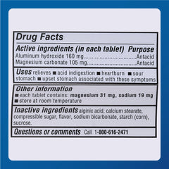 Major Acid Gone chews used after meals for gentle relief.