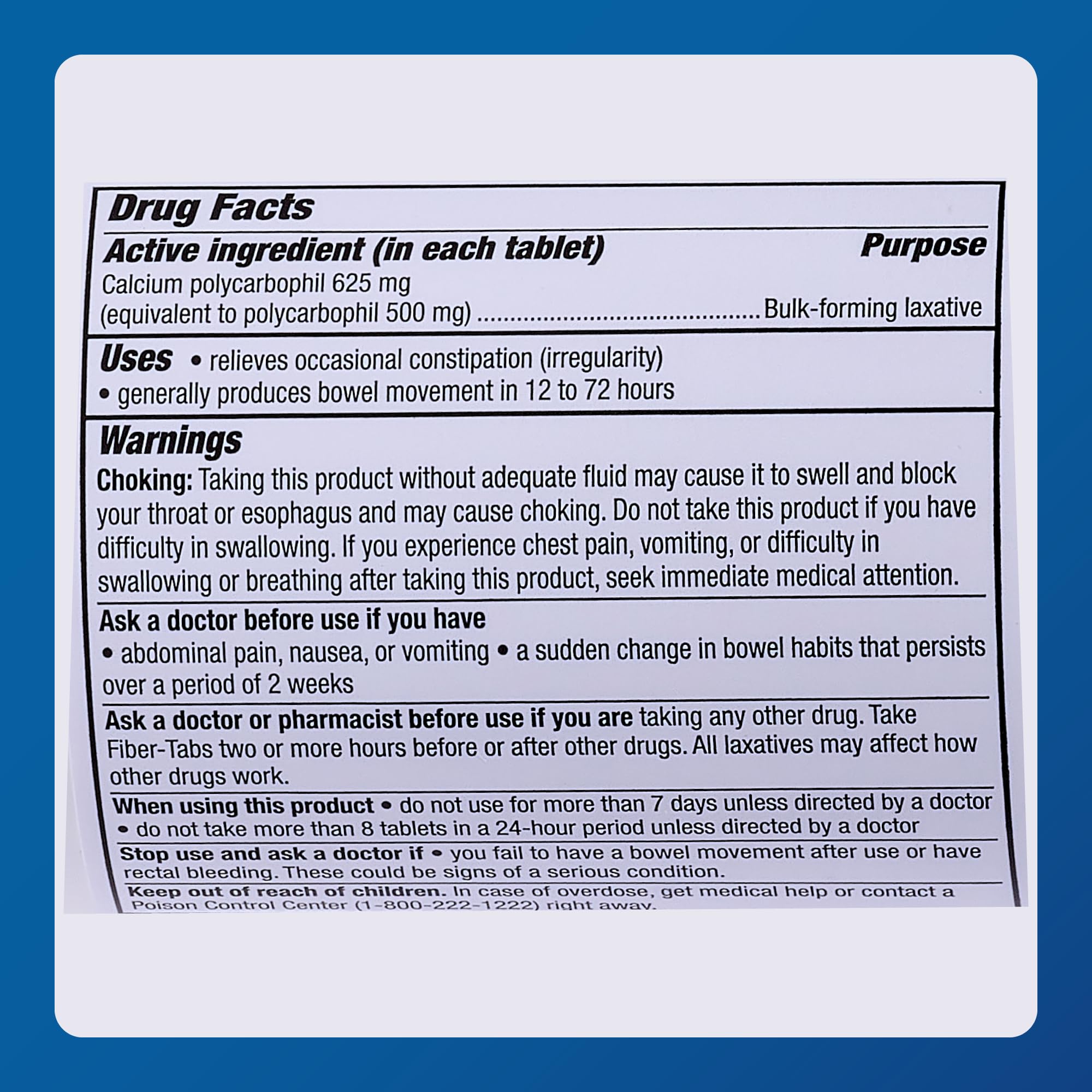 Three-pack MAJOR Fiber-Tabs displayed for ongoing use.