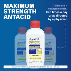 MAJOR Mintox bottle pour demonstrates convenient dosing for adults and older children.