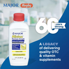MAJOR Mintox Lemon Creme flavor label showcases citrus scent and taste.