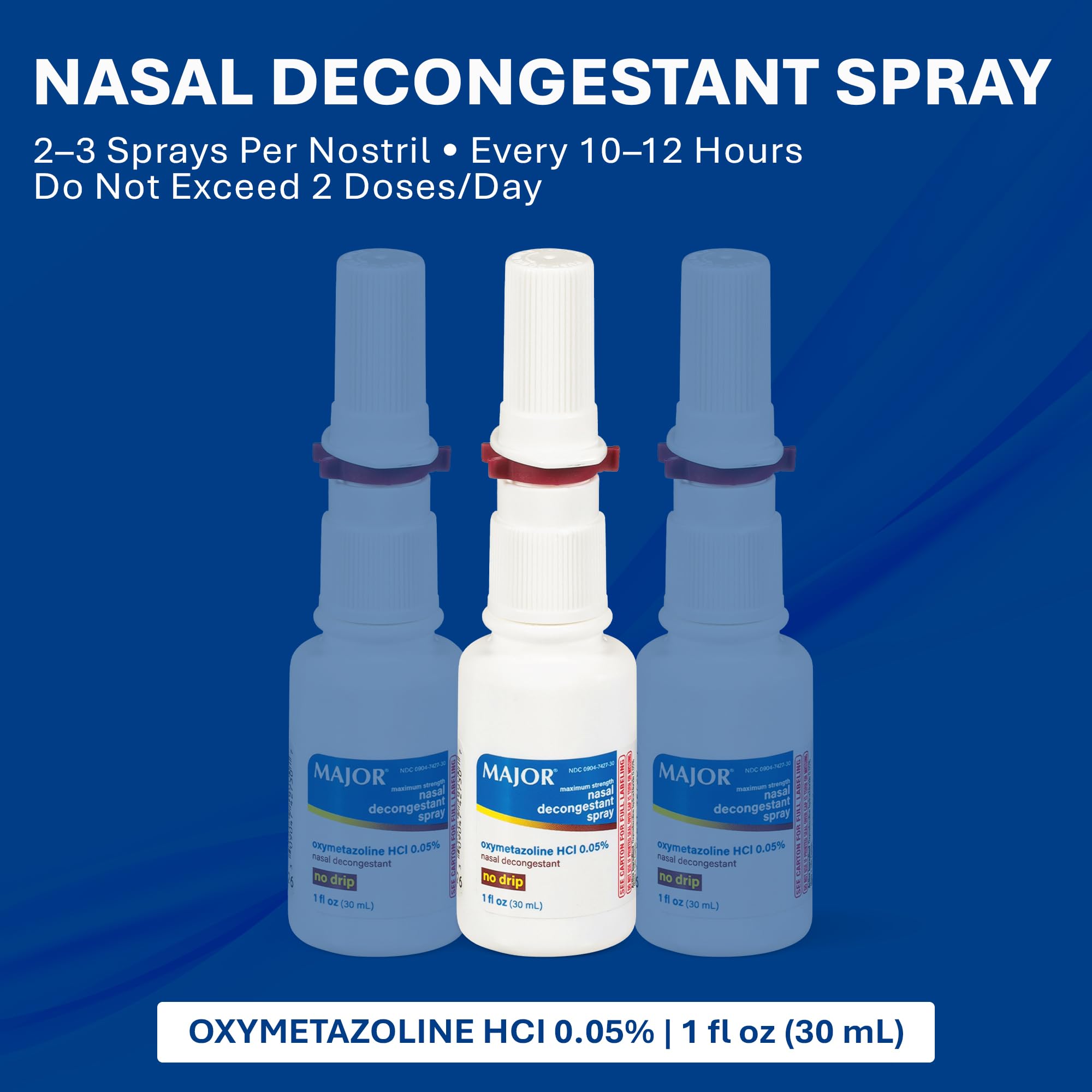 MAJOR non-drowsy, no-drip formula suitable for everyday use