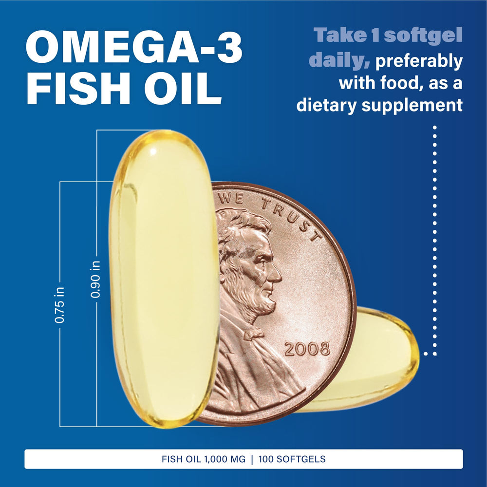 MAJOR Omega-3 softgels closeup highlighting smooth texture for easy swallowing.