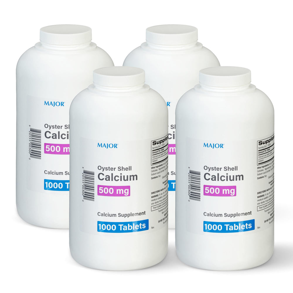 MAJOR Oyster Shell Calcium tablets bottle for daily bone support